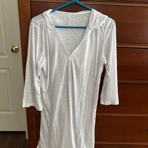 Bala White Textured Cover-Up